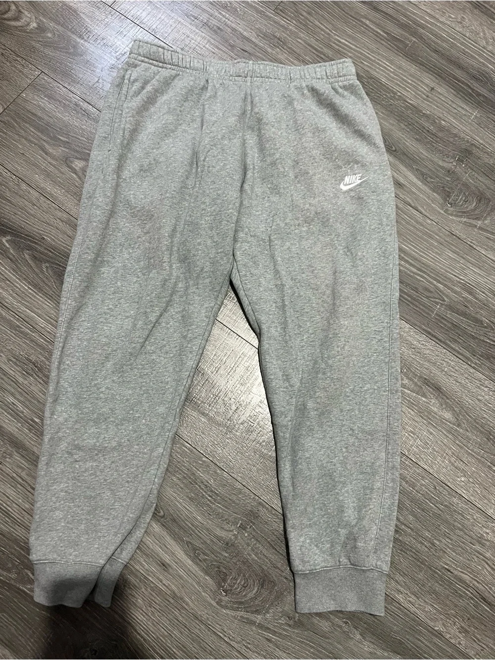 Men's nike sweatpants nike club fleece joggers heather gray men's XL